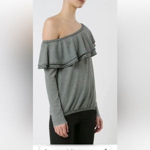 BRUNELLO CUCINELLI wool cashmere striped sweater  sz L New $ 2499